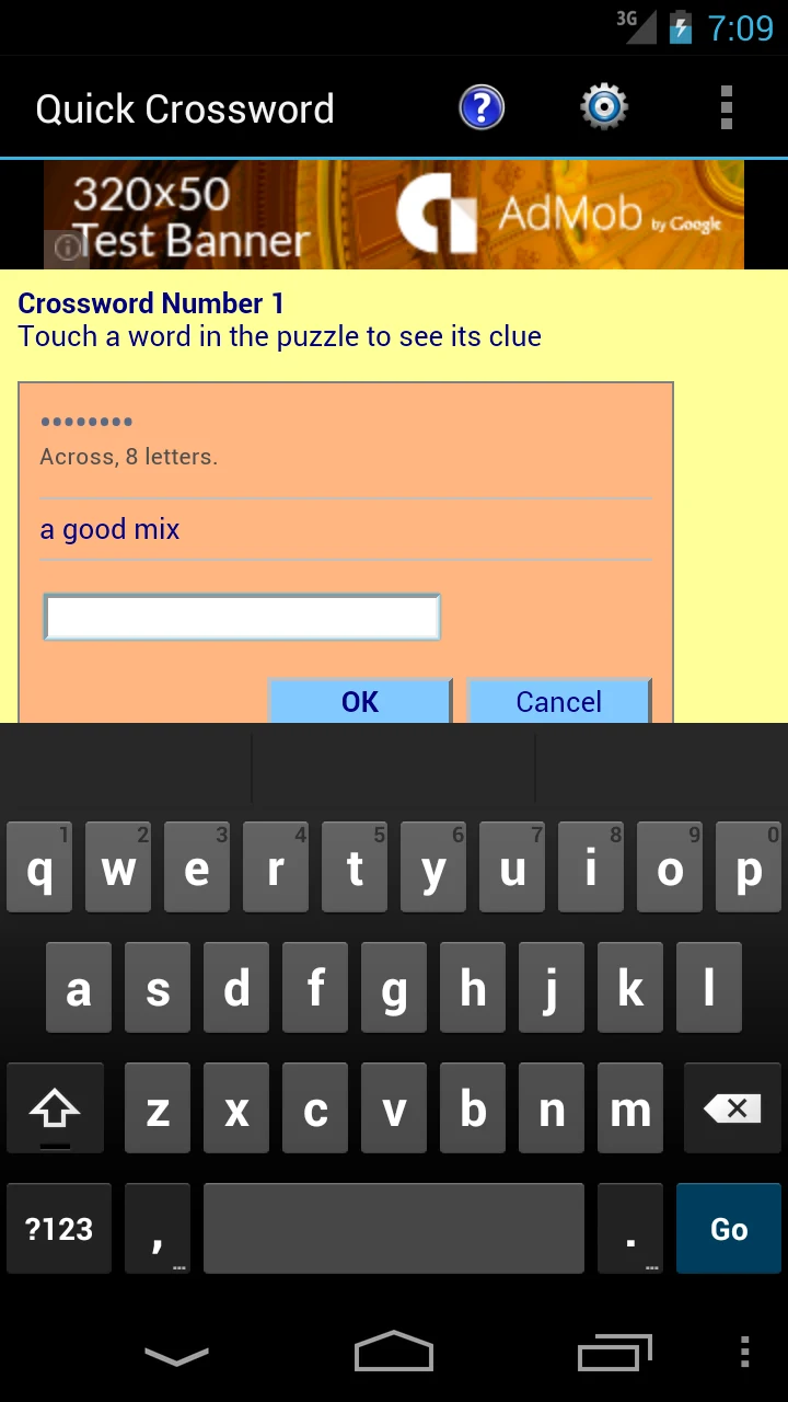 Quick Crossword screenshot